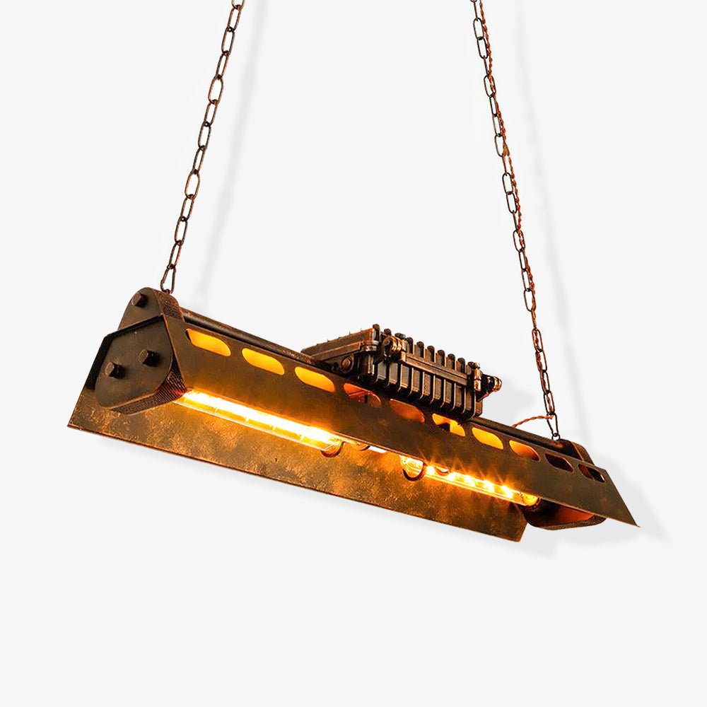Noah Chandelier Industrial Steampunk - Lamp Copper