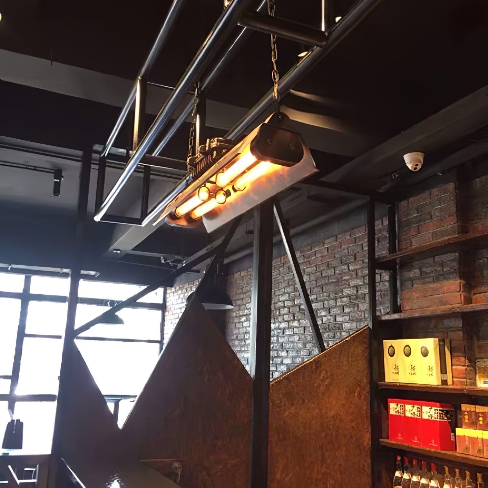 Noah Chandelier Industrial Steampunk - Lamp Copper