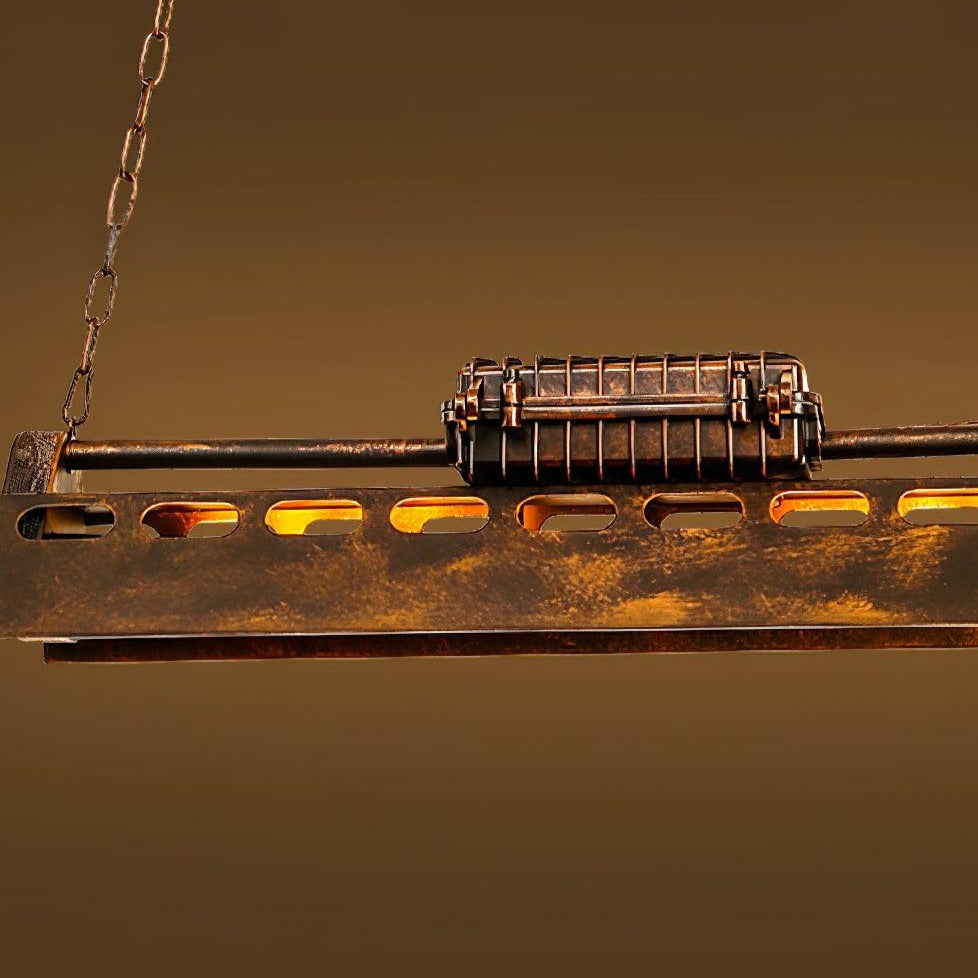 Noah Chandelier Industrial Steampunk - Lamp Copper
