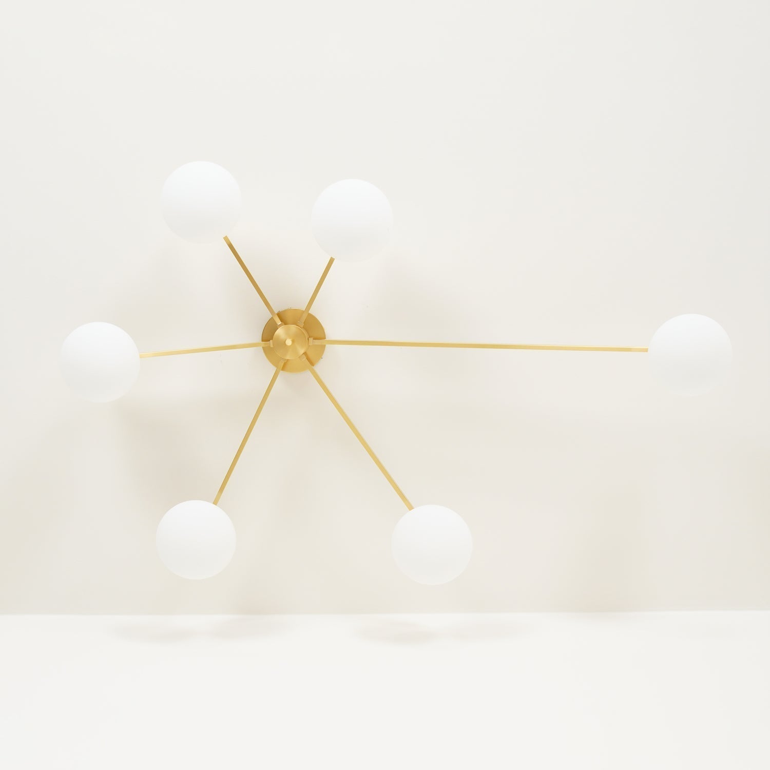 Jania Modern Glass Black Ceiling Light - Lamp Copper