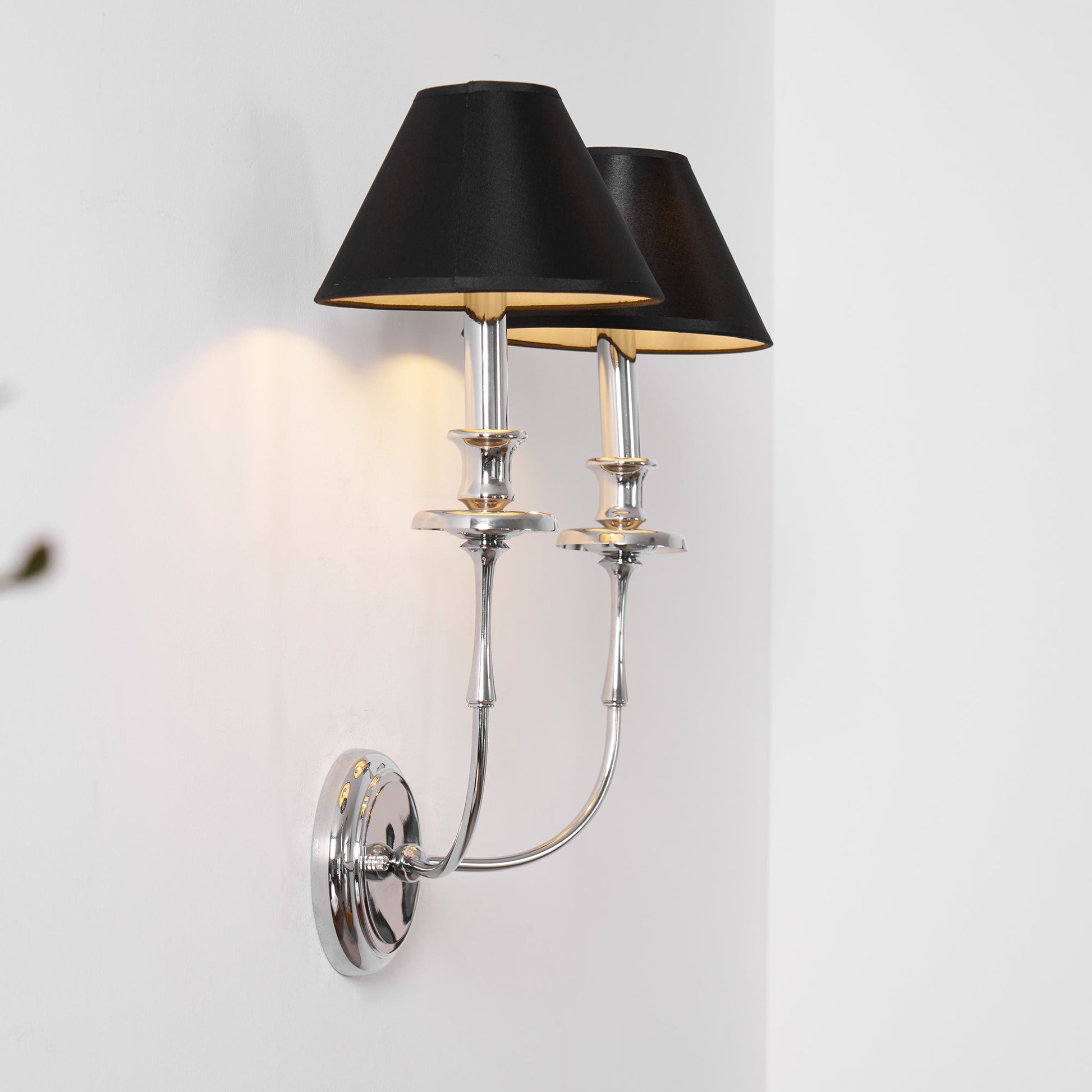 Vedoror Vintage Industrial Brass Fabric Wall Lamp - Lamp Copper
