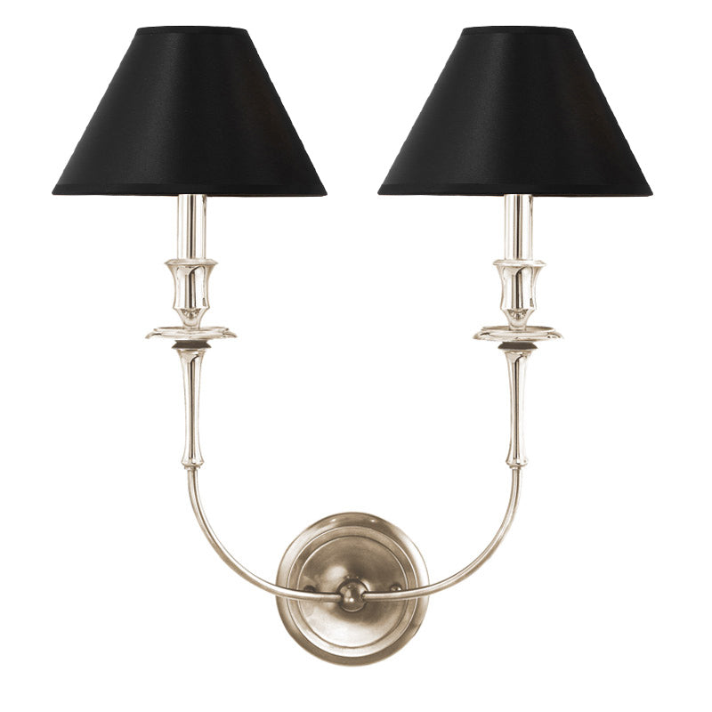 Vedoror Vintage Industrial Brass Fabric Wall Lamp - Lamp Copper