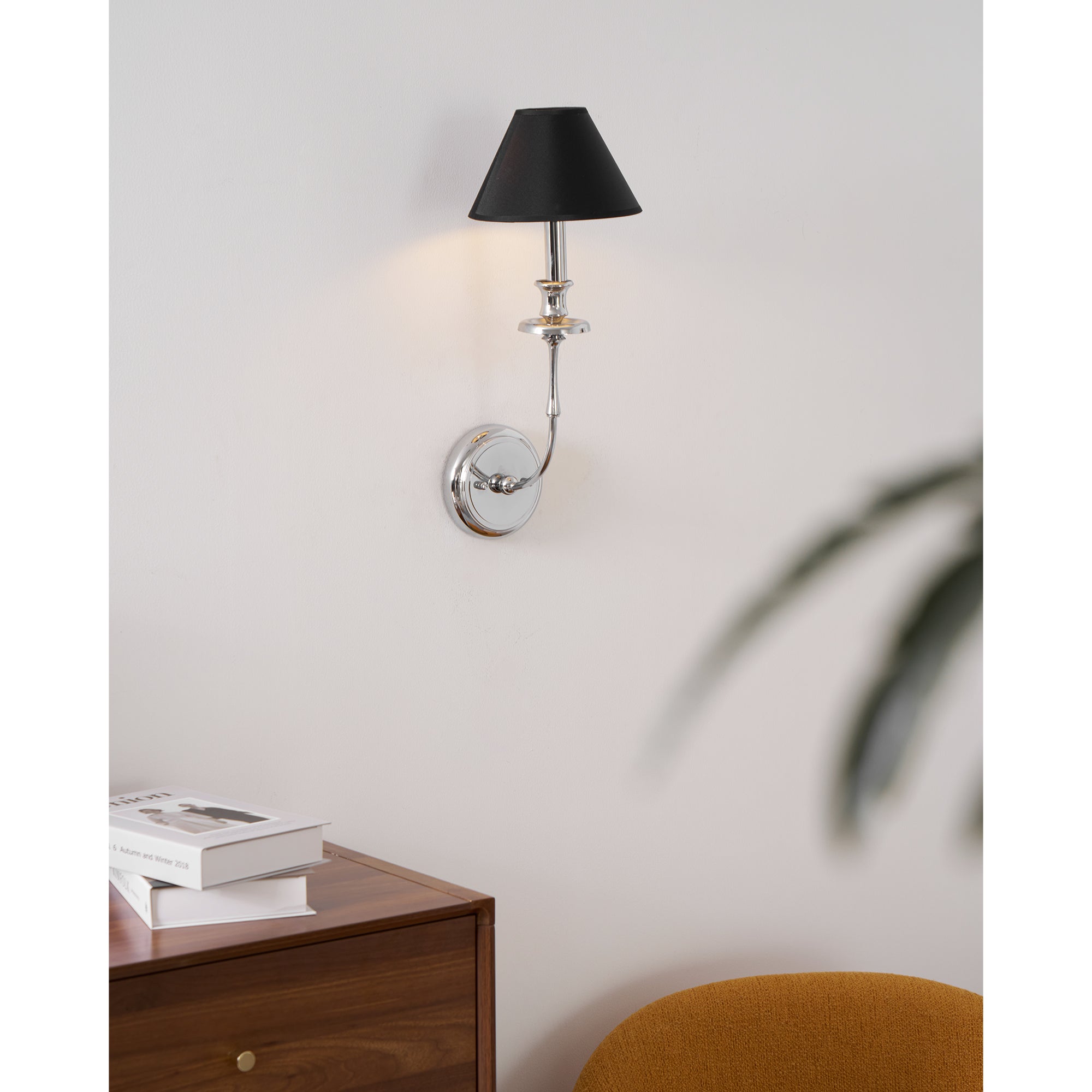 Vedoror Vintage Industrial Brass Fabric Wall Lamp - Lamp Copper