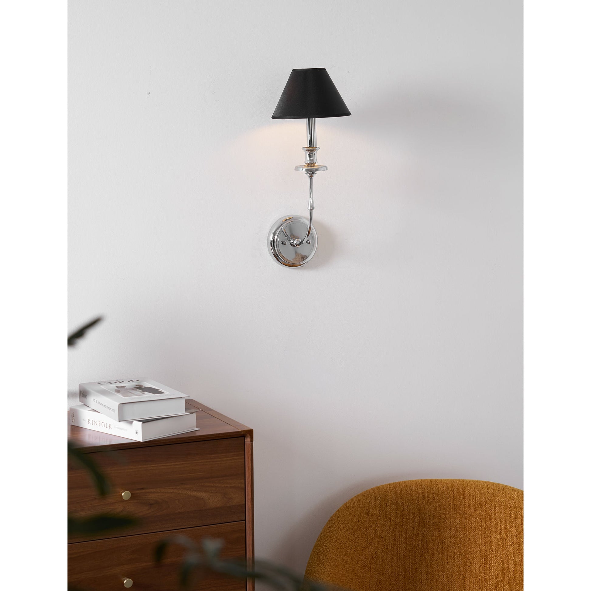 Vedoror Vintage Industrial Brass Fabric Wall Lamp - Lamp Copper