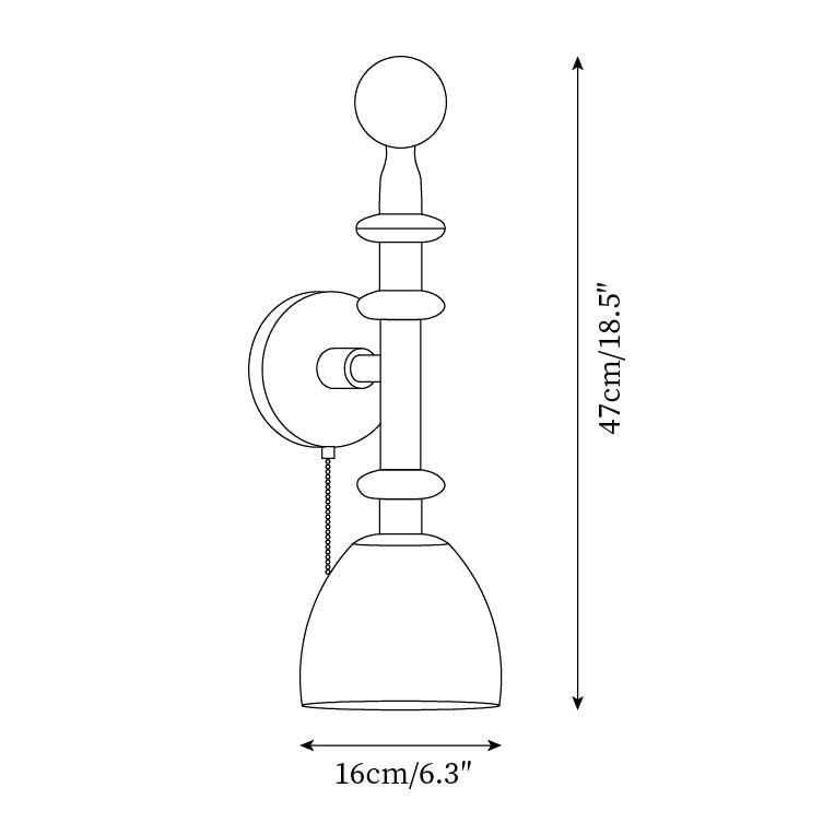 Pivelo Wooden Wall Lamp - Lamp Copper