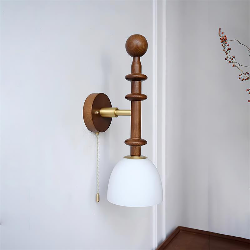 Pivelo Wooden Wall Lamp - Lamp Copper