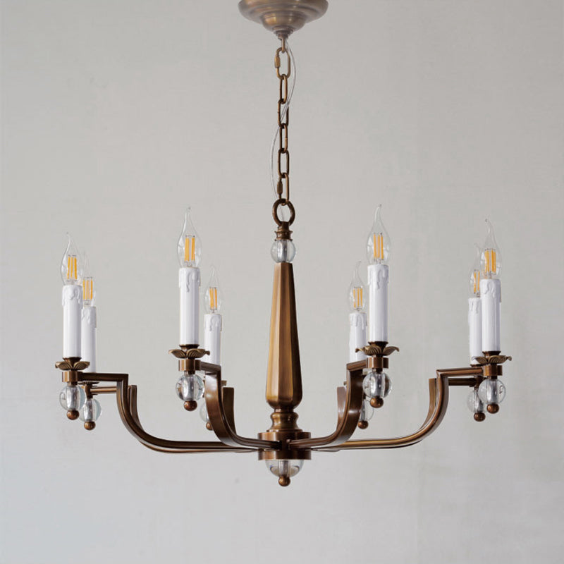 Vorinor Vintage Industrial Metal Chandelier - Lamp Copper