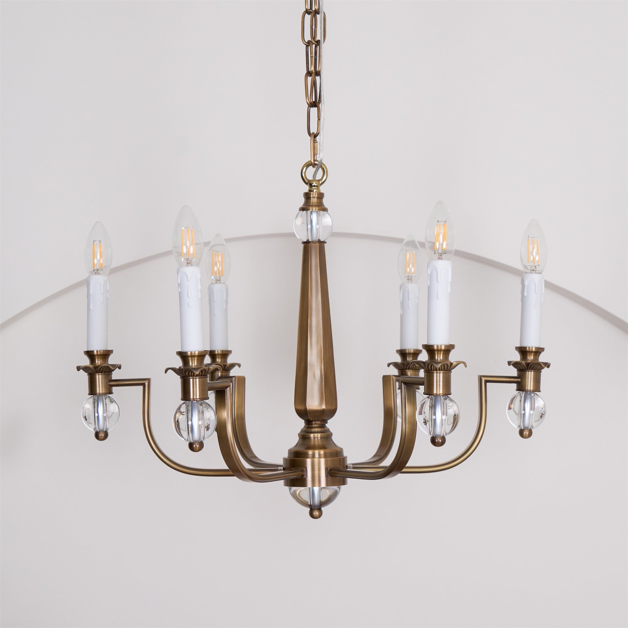 Vorinor Vintage Industrial Metal Chandelier - Lamp Copper