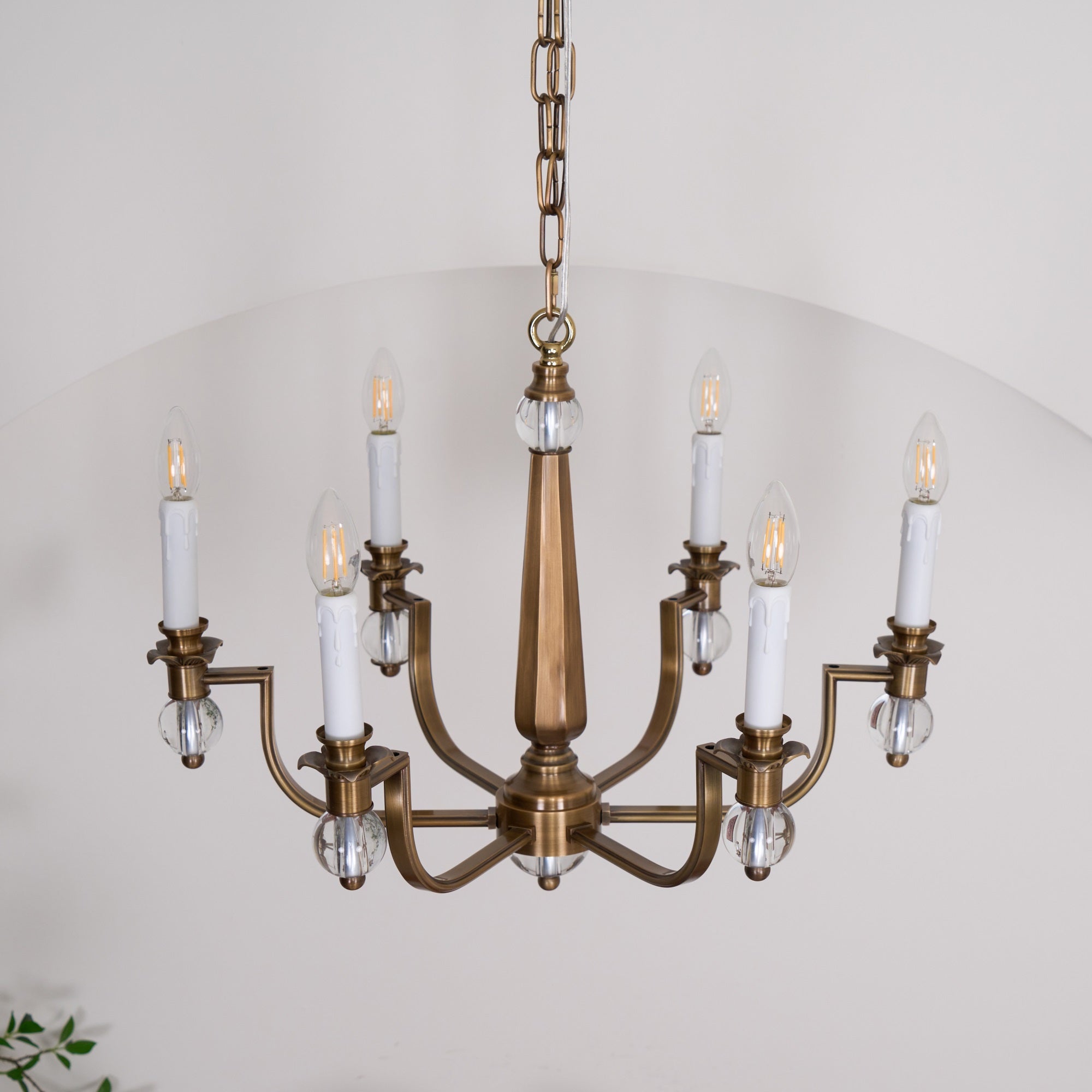 Vorinor Vintage Industrial Metal Chandelier - Lamp Copper