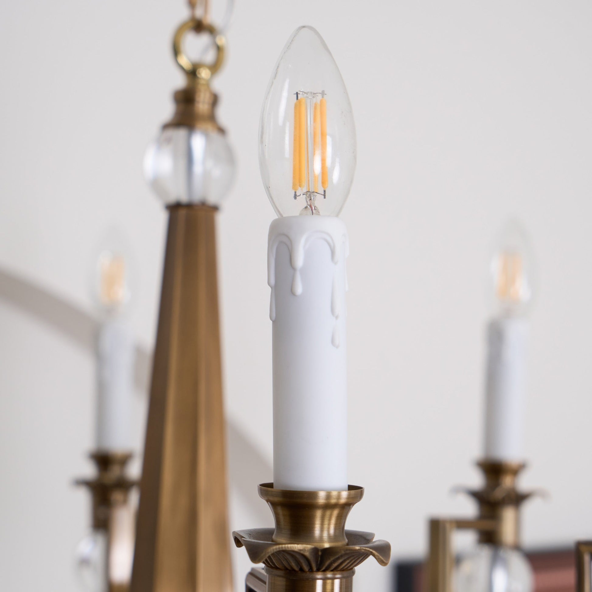 Vorinor Vintage Industrial Metal Chandelier - Lamp Copper