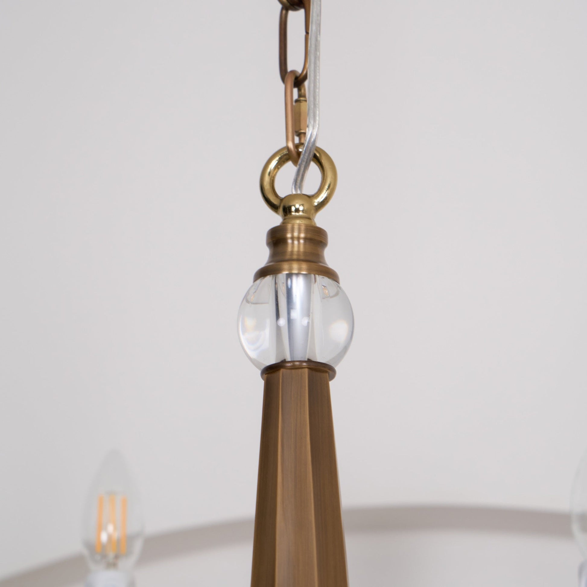 Vorinor Vintage Industrial Metal Chandelier - Lamp Copper