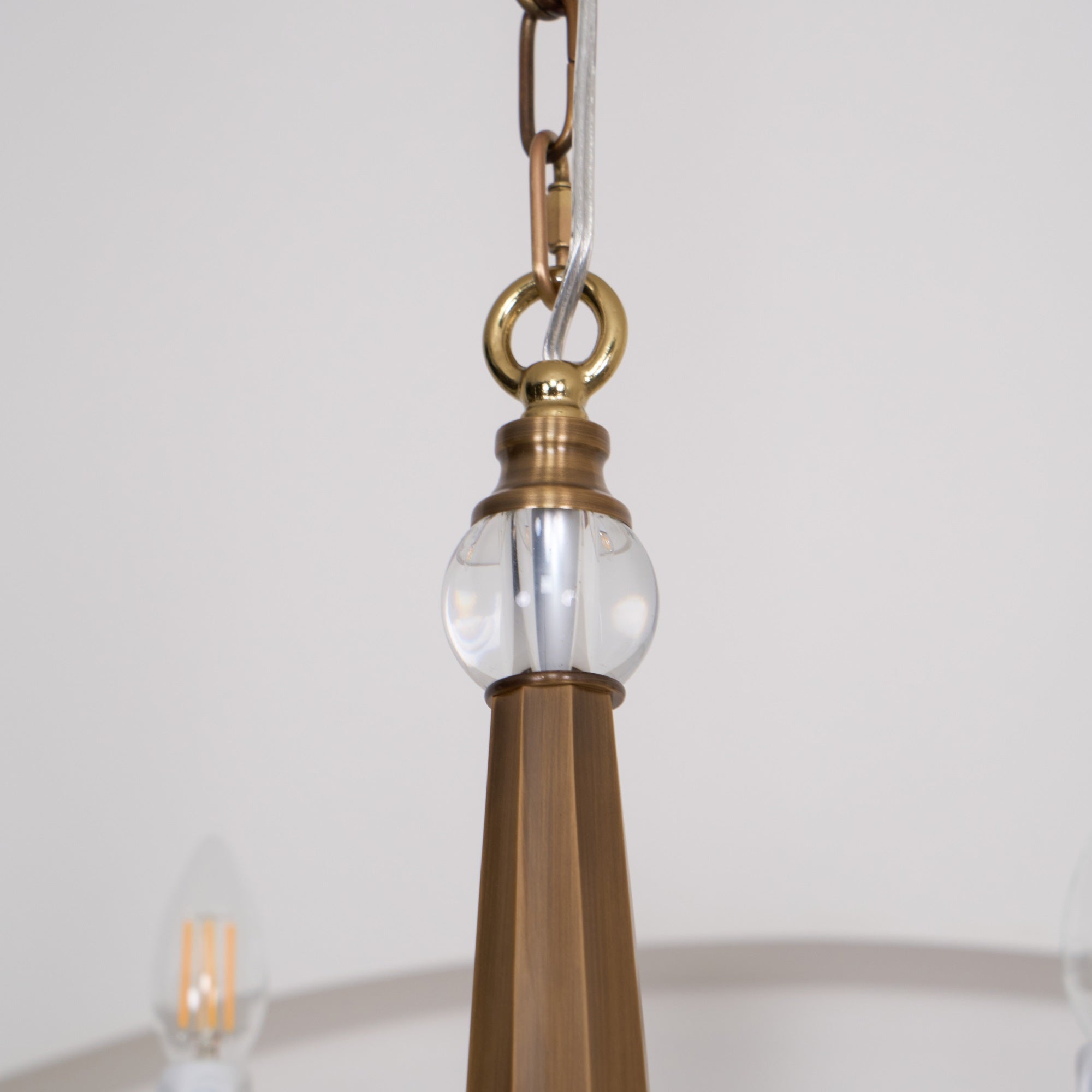 Vorinor Vintage Industrial Metal Chandelier - Lamp Copper