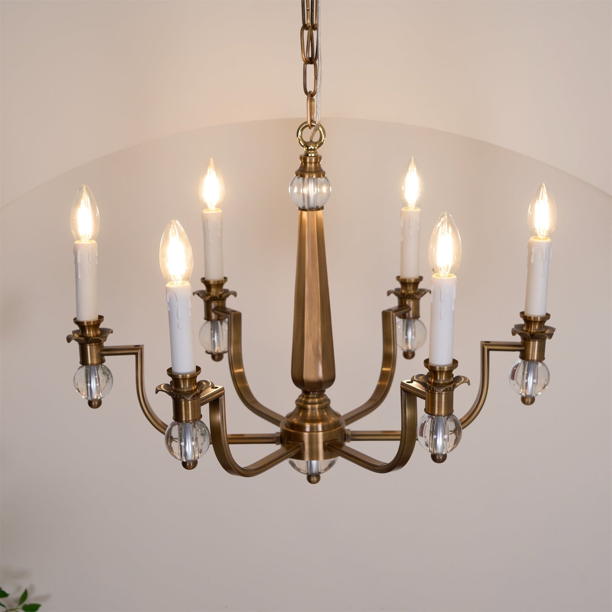 Vorinor Vintage Industrial Metal Chandelier - Lamp Copper