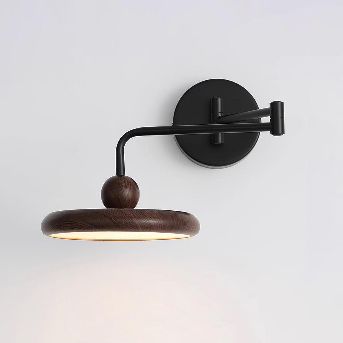 Nella Wooden Wall Light - Lamp Copper