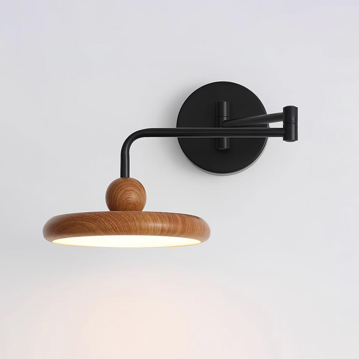 Nella Wooden Wall Light - Lamp Copper
