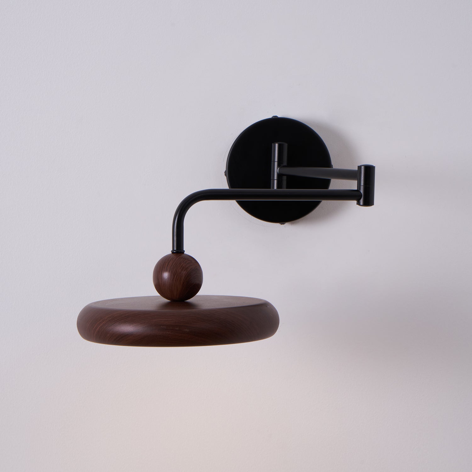Nella Wooden Wall Light - Lamp Copper