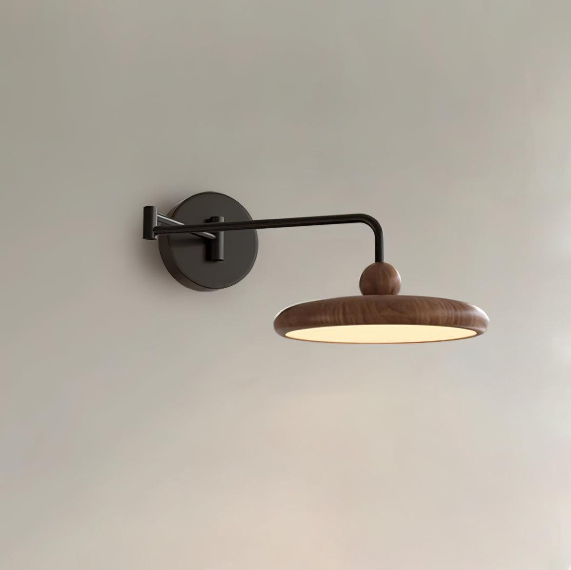 Nella Wooden Wall Light - Lamp Copper
