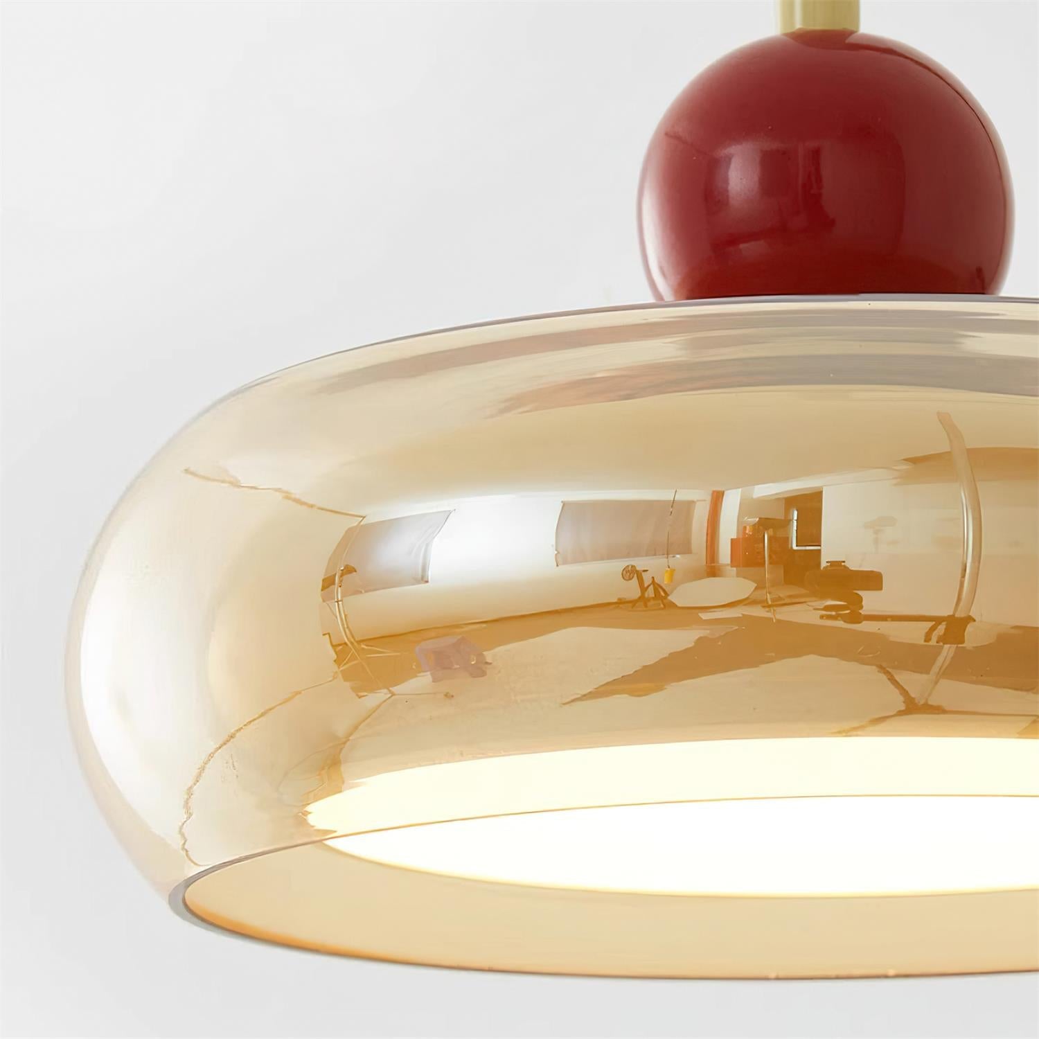 Eplio Retro Metal & Glass Wall Lamp - Lamp Copper
