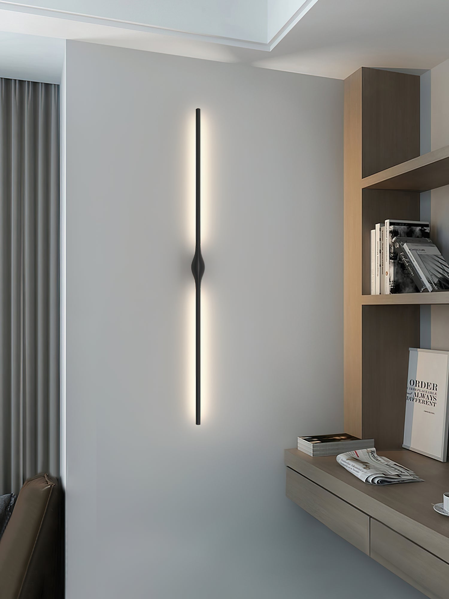 Cuthaiel Modern Minimalist Metal Wall Lamp - Lamp Copper