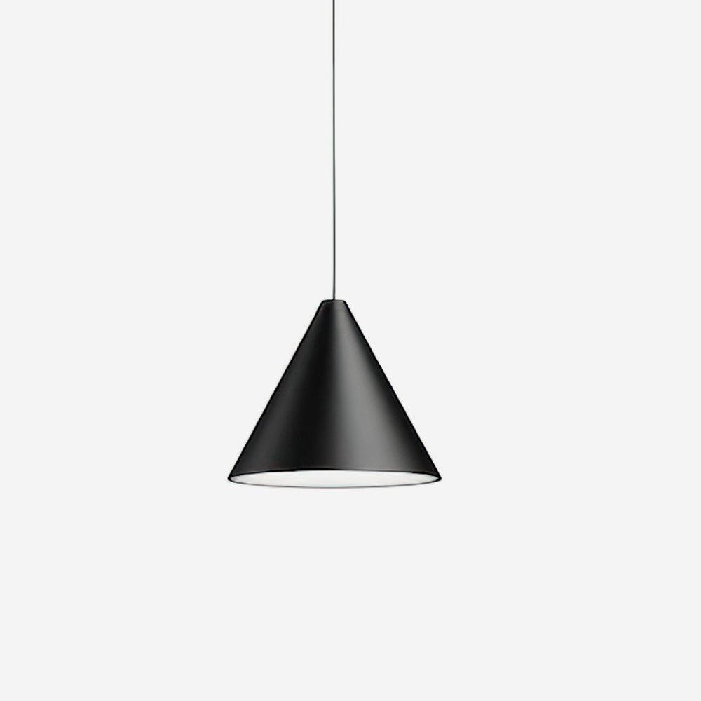 Pendant Light Black Cone Shade Industrial - Lamp Copper
