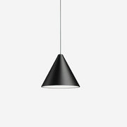 Pendant Light Black Cone Shade Industrial - Lamp Copper
