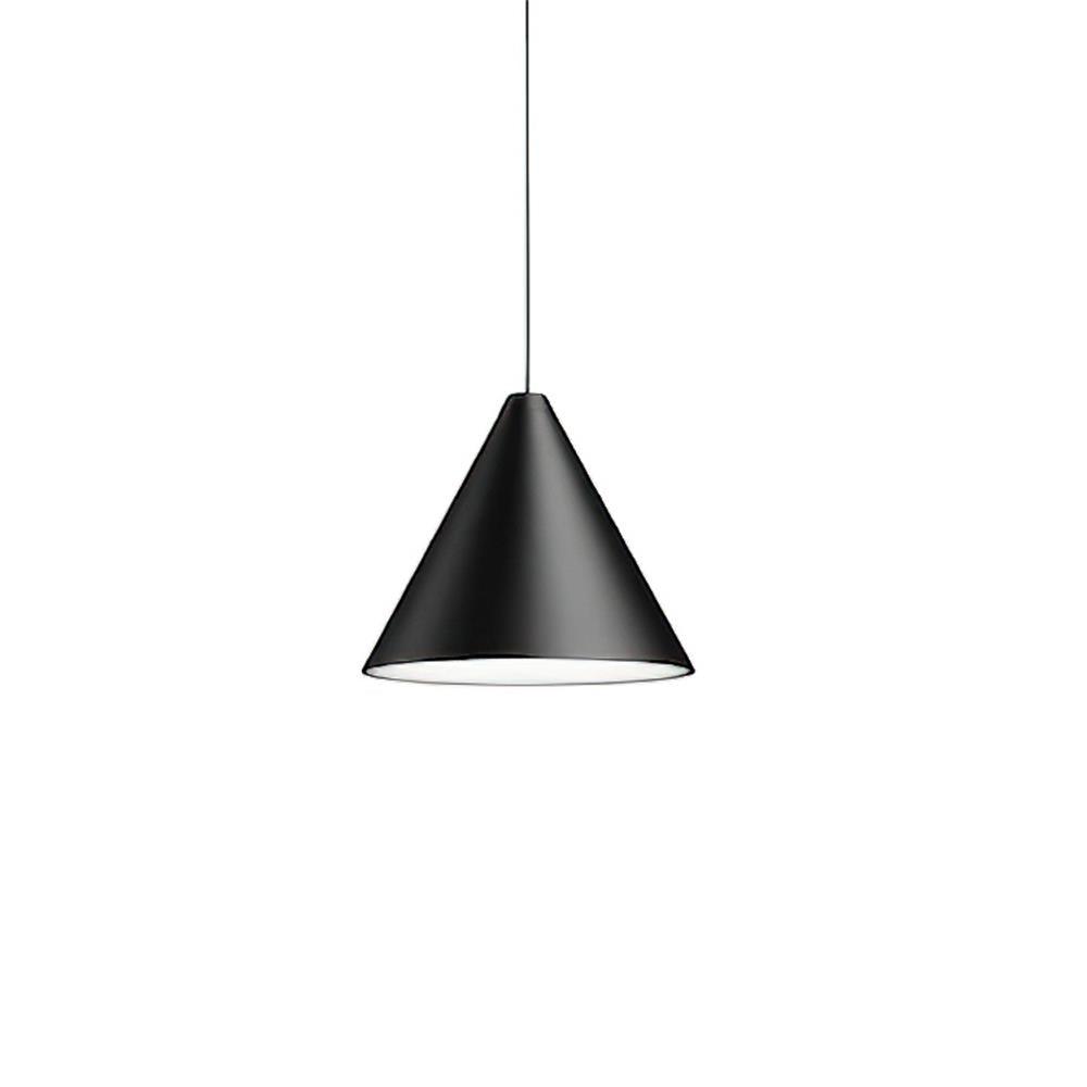 Pendant Light Black Cone Shade Industrial - Lamp Copper
