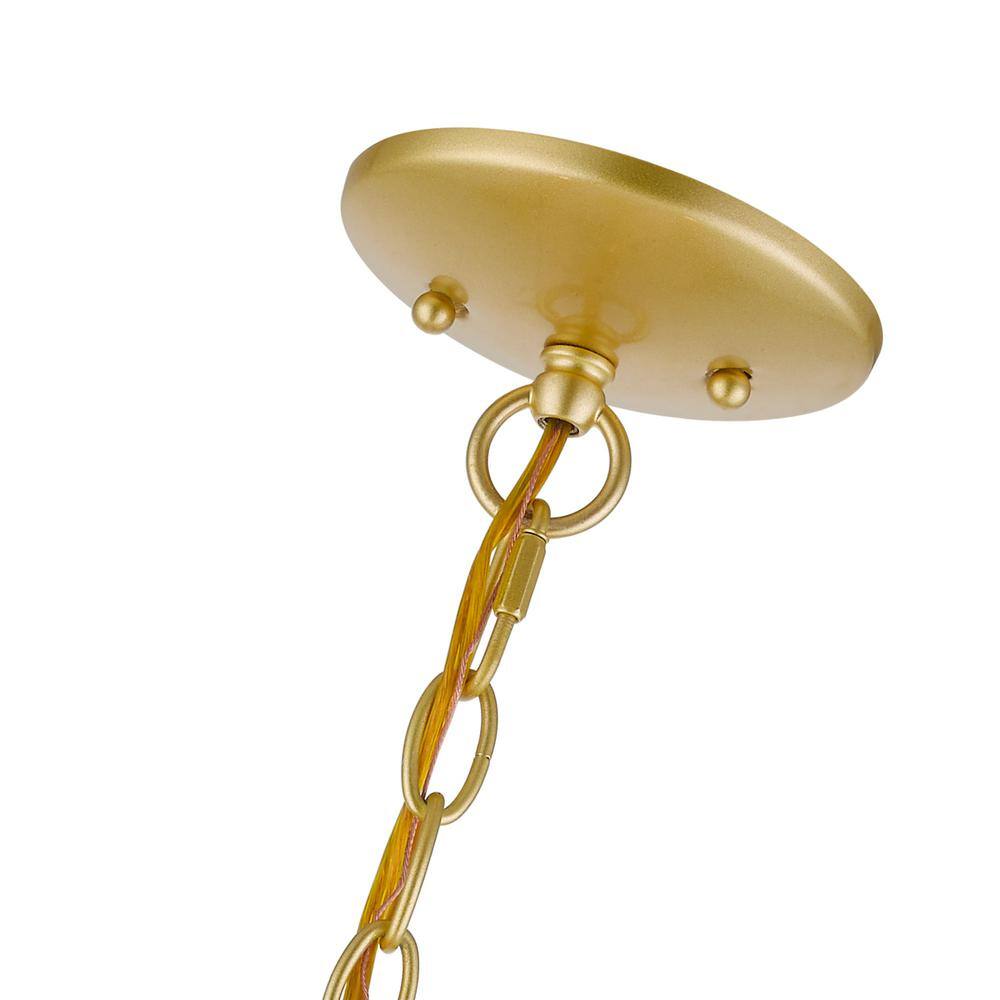 Avtalan Vintage Industrial Metal Chandelier - Lamp Copper