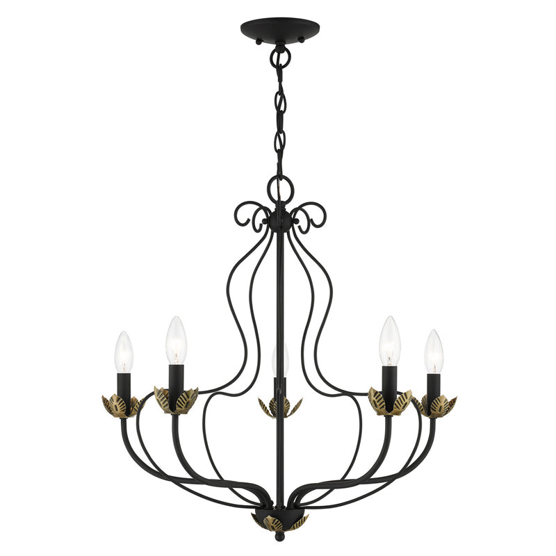 Avtalan Vintage Industrial Metal Chandelier - Lamp Copper