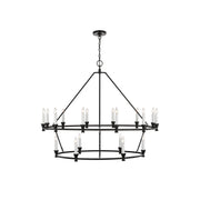Ovyneth Vintage Industrial Brass Metal Chandelier - Lamp Copper