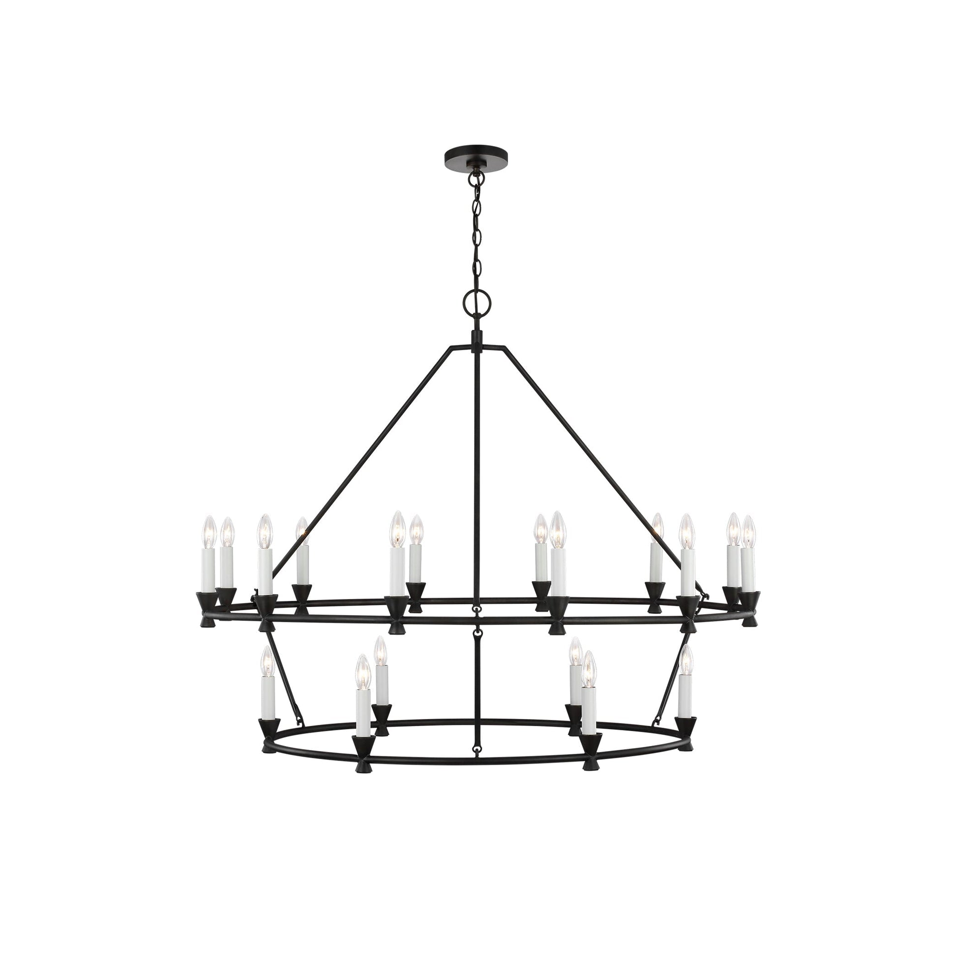 Ovyneth Vintage Industrial Brass Metal Chandelier - Lamp Copper