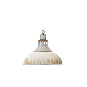 Avynor Vintage Industrial Blue Metal Pendant Lamp - Lamp Copper