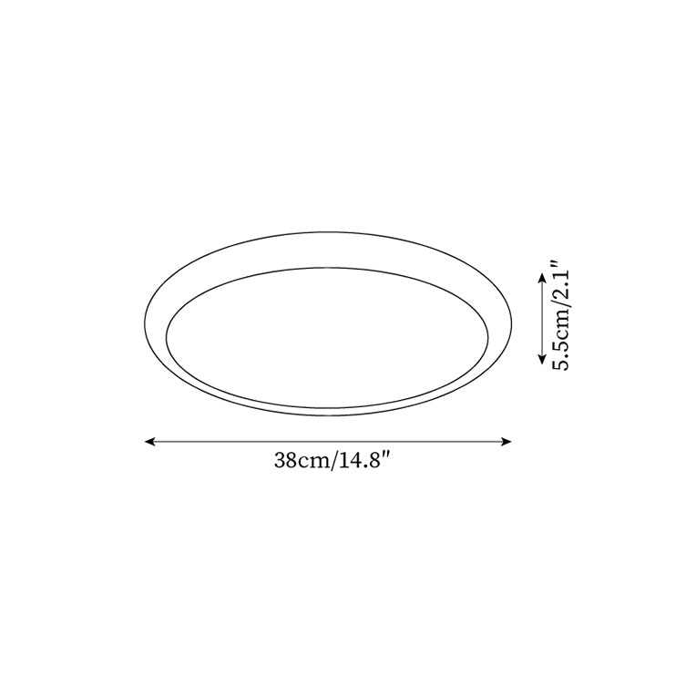 Lunaro Travertine Ceiling Light - Lamp Copper
