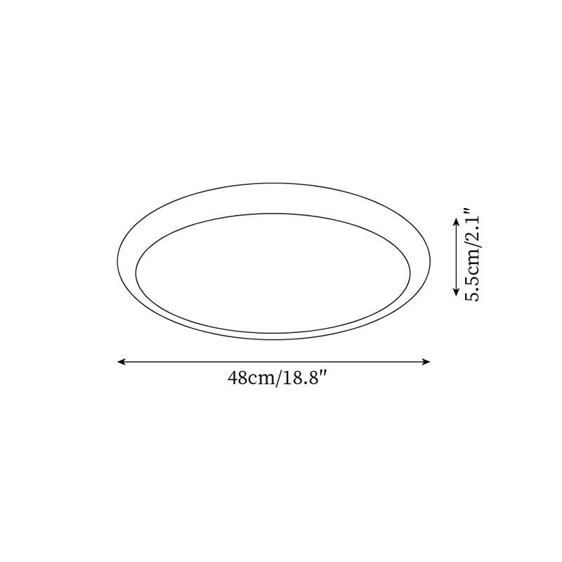 Lunaro Travertine Ceiling Light - Lamp Copper
