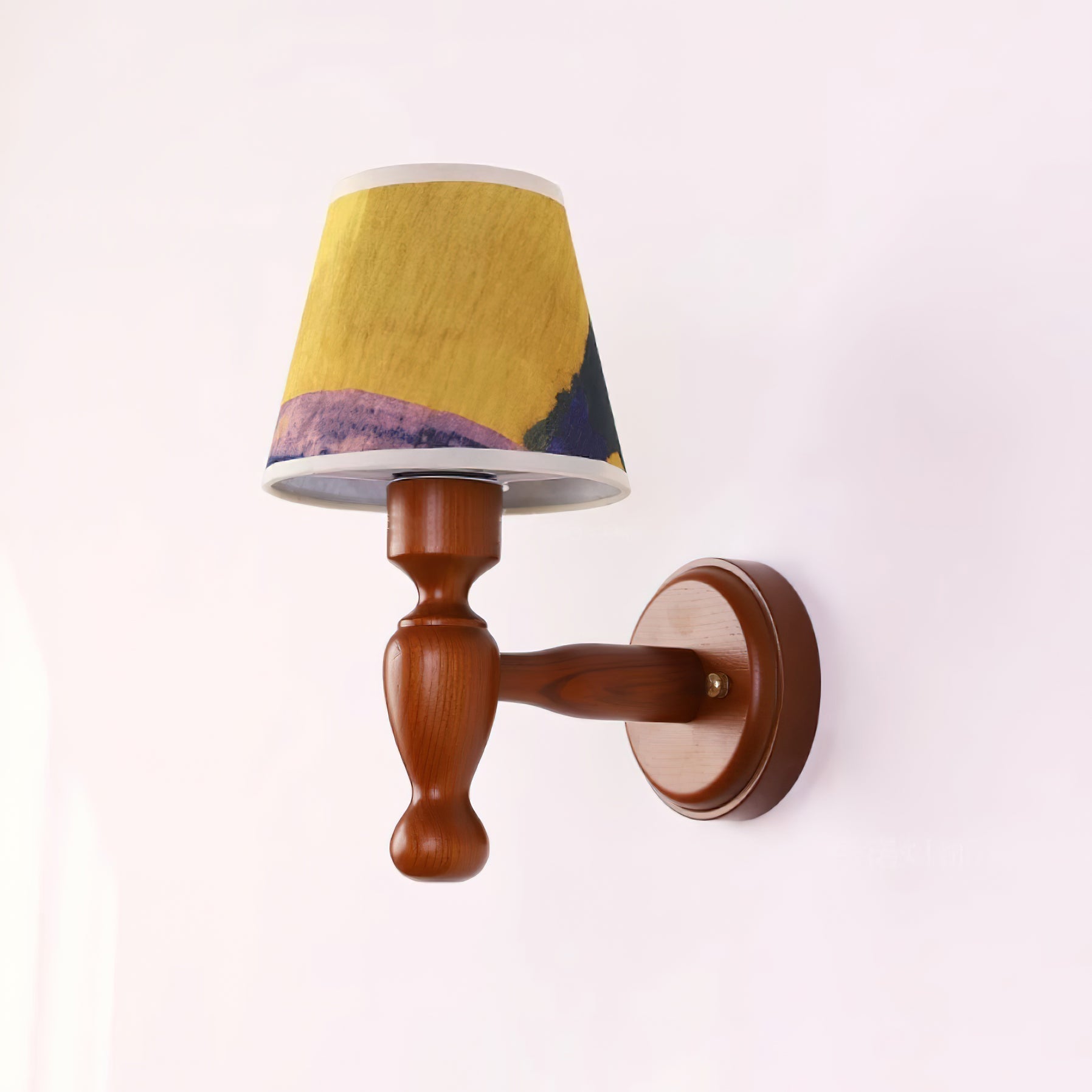 Mapleleaf Wooden Wall Lamp - Lamp Copper