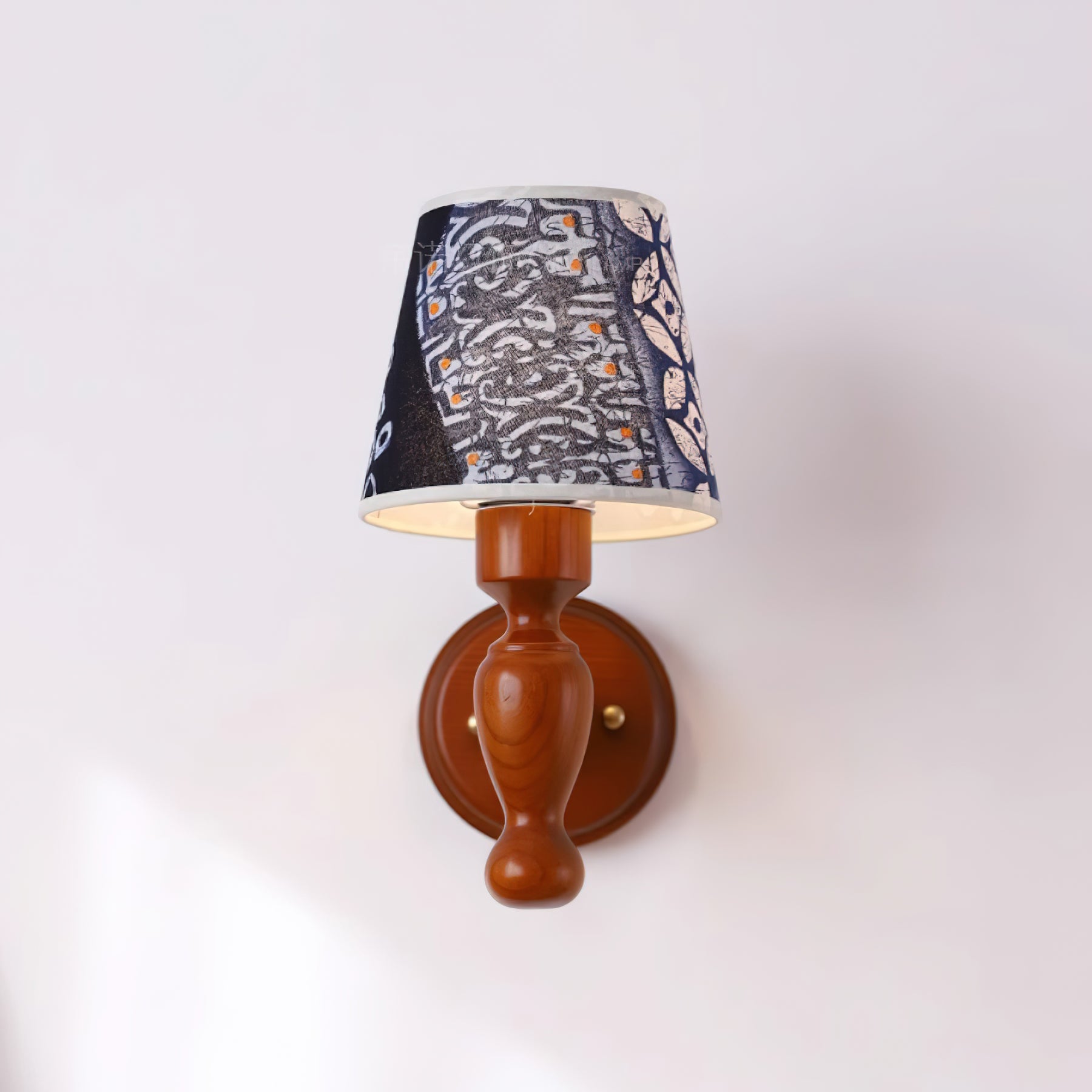 Mapleleaf Wooden Wall Lamp - Lamp Copper