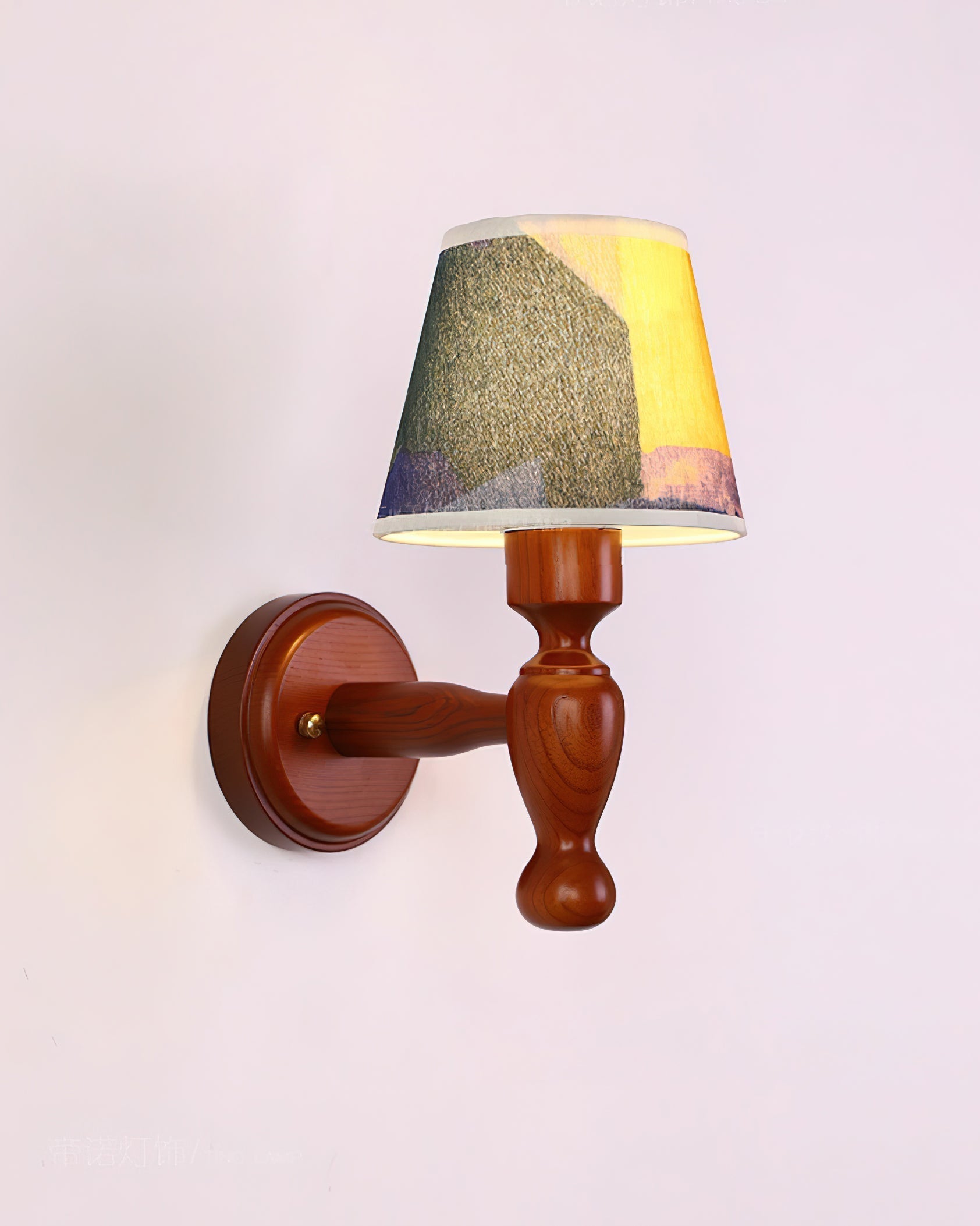 Mapleleaf Wooden Wall Lamp - Lamp Copper