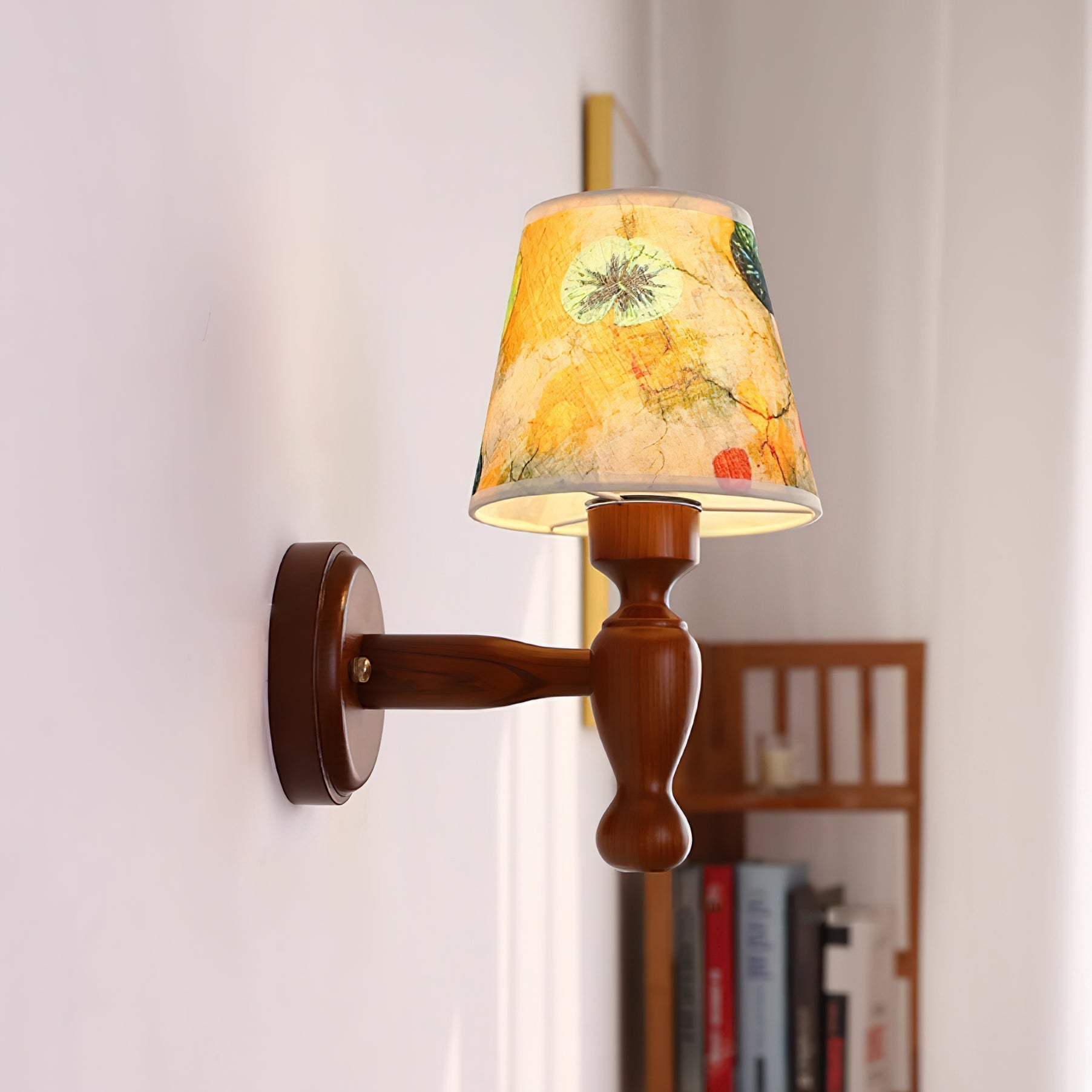 Mapleleaf Wooden Wall Lamp - Lamp Copper