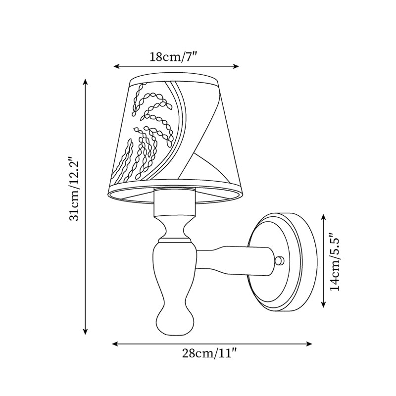 Mapleleaf Wooden Wall Lamp - Lamp Copper