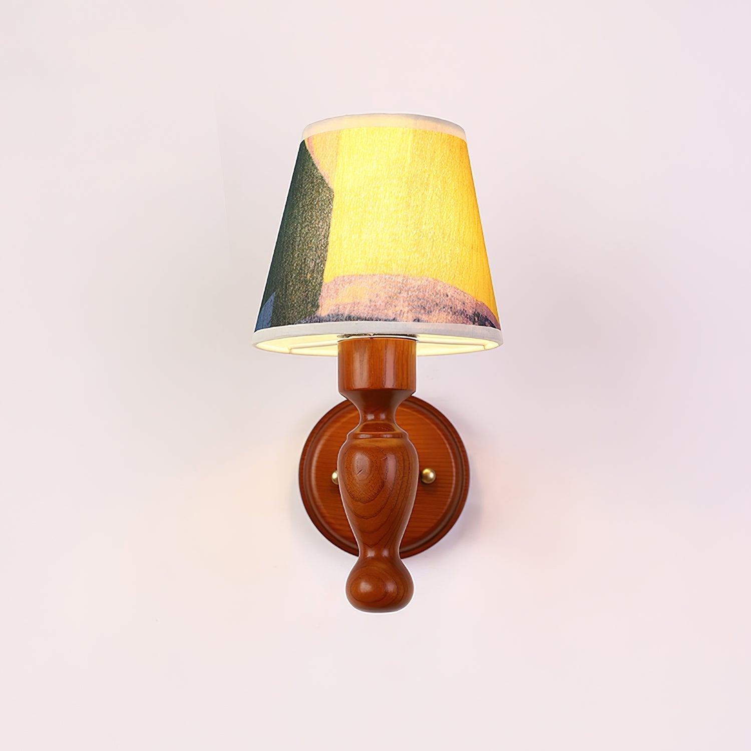 Mapleleaf Wooden Wall Lamp - Lamp Copper