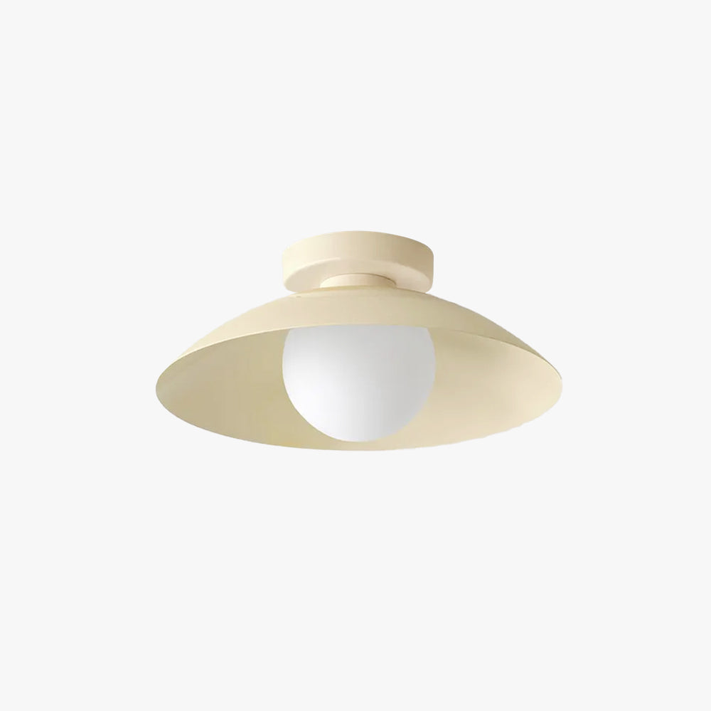 Arisha Modern Flush Mount Ceiling Light Black Red Pink Yellow Bedroom - Lamp Copper