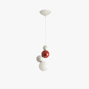 Valentina Modern LED Pendant Light White Metal Bedroom Living Room - Lamp Copper
