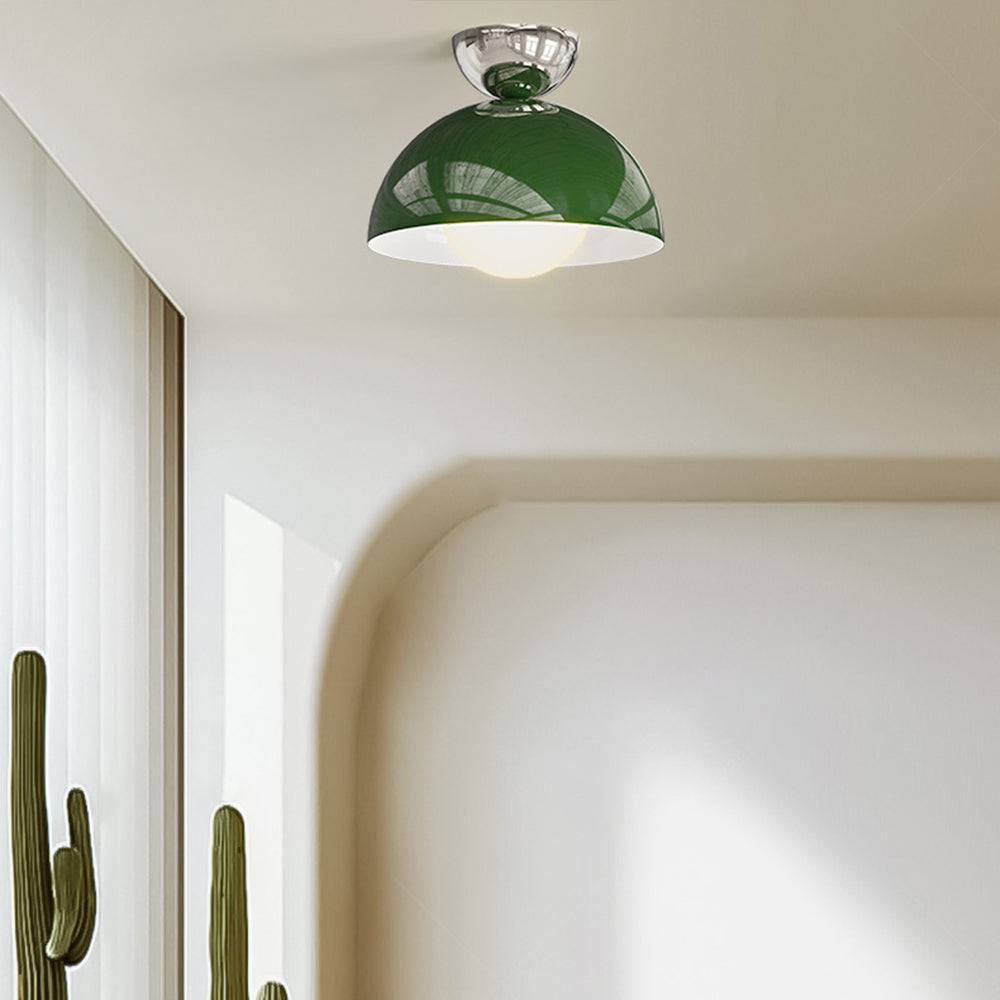 Valentina Simple Modern LED Flush Mount Ceiling Light Metal Balcony - Lamp Copper