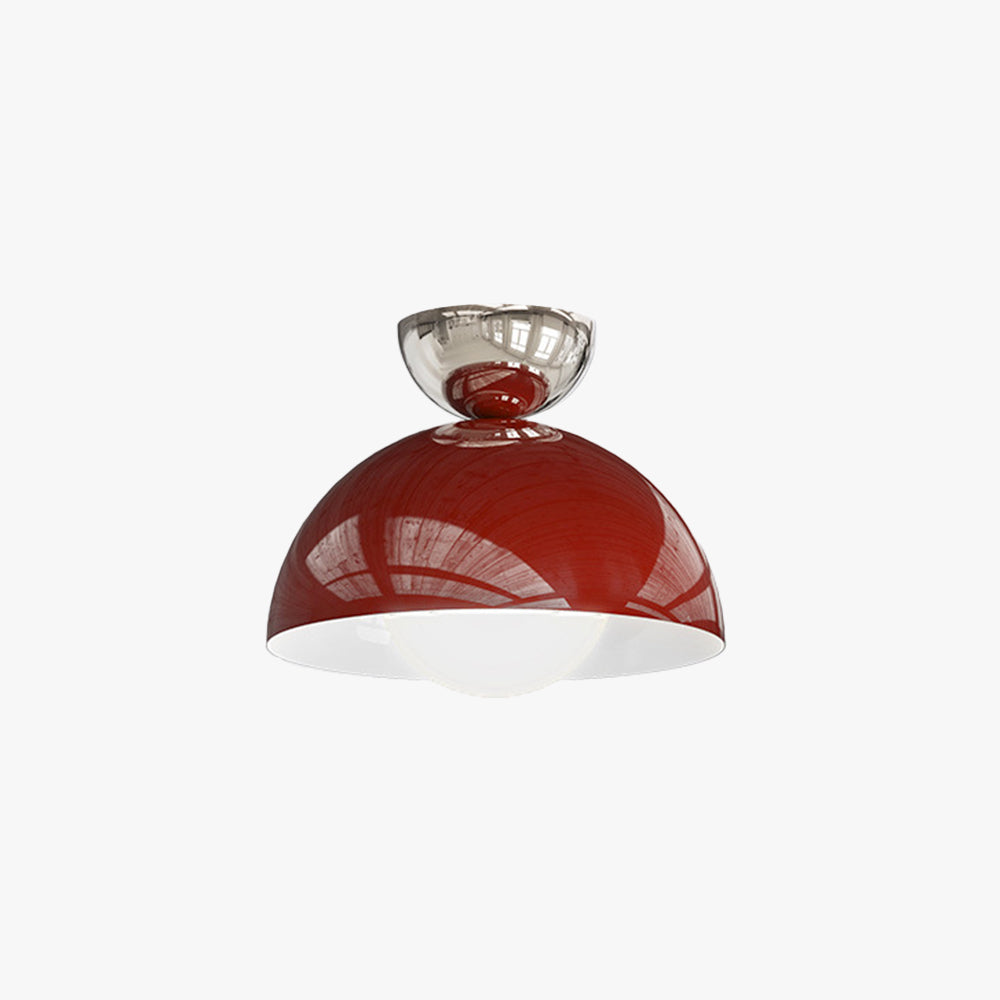 Valentina Simple Modern LED Flush Mount Ceiling Light Metal Balcony - Lamp Copper