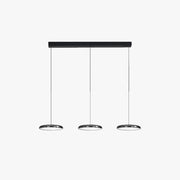 Aria Modern Minimalist Pendant Light Red Black Silver Metal Bedroom - Lamp Copper
