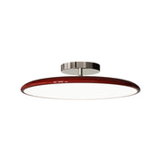 Valentina Vintage Flush Mount Ceiling Light Metal Red/White/Green LED Bedroom - Lamp Copper
