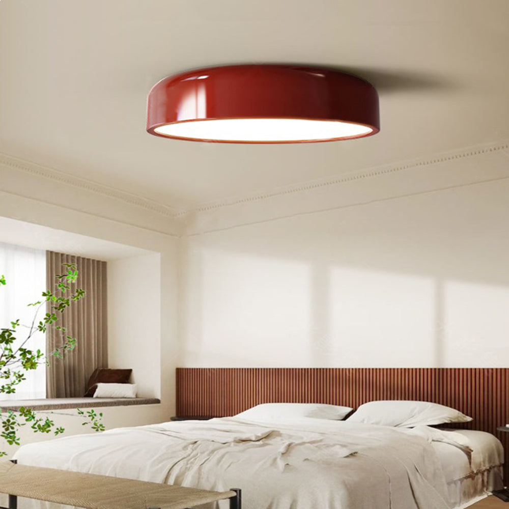 Valentina Vintage LED Flush Mount Ceiling Light Study Bedroom Kitchen - Lamp Copper