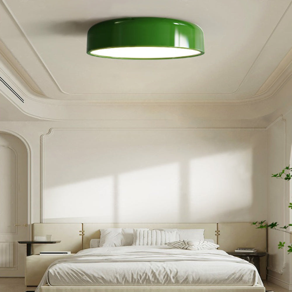 Valentina Vintage LED Flush Mount Ceiling Light Study Bedroom Kitchen - Lamp Copper