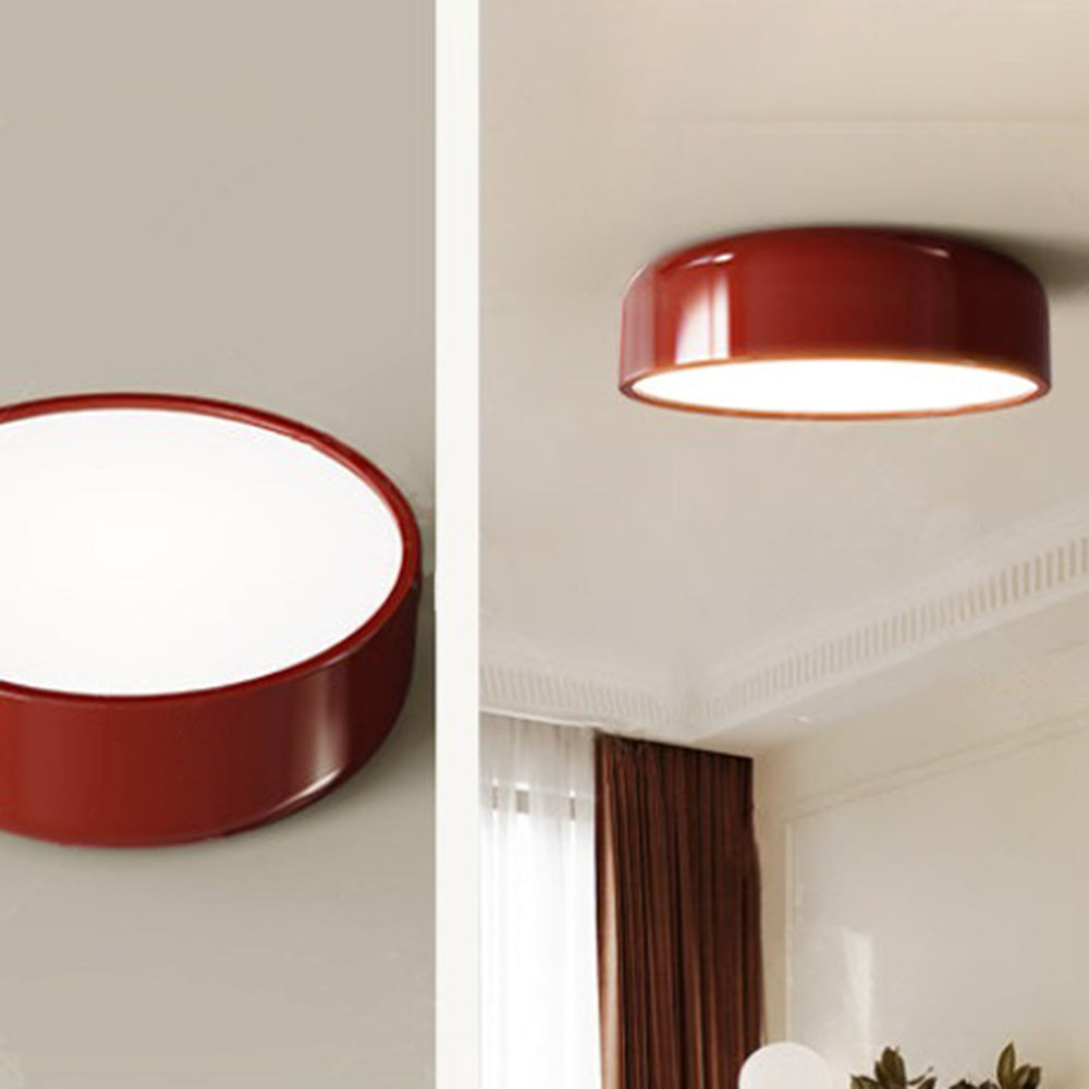 Valentina Vintage LED Flush Mount Ceiling Light Study Bedroom Kitchen - Lamp Copper