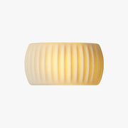 Aria Modern LED Indoor Wall Lamp Orange/Green Resin Bedroom - Lamp Copper