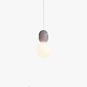 Valentina Modern Minimalist Glass/Metal Pendant Light Dining Room - Lamp Copper